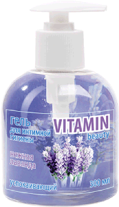 Vitamin Beauty' Гель д/интимн. гигиены Нежн. Лаванда